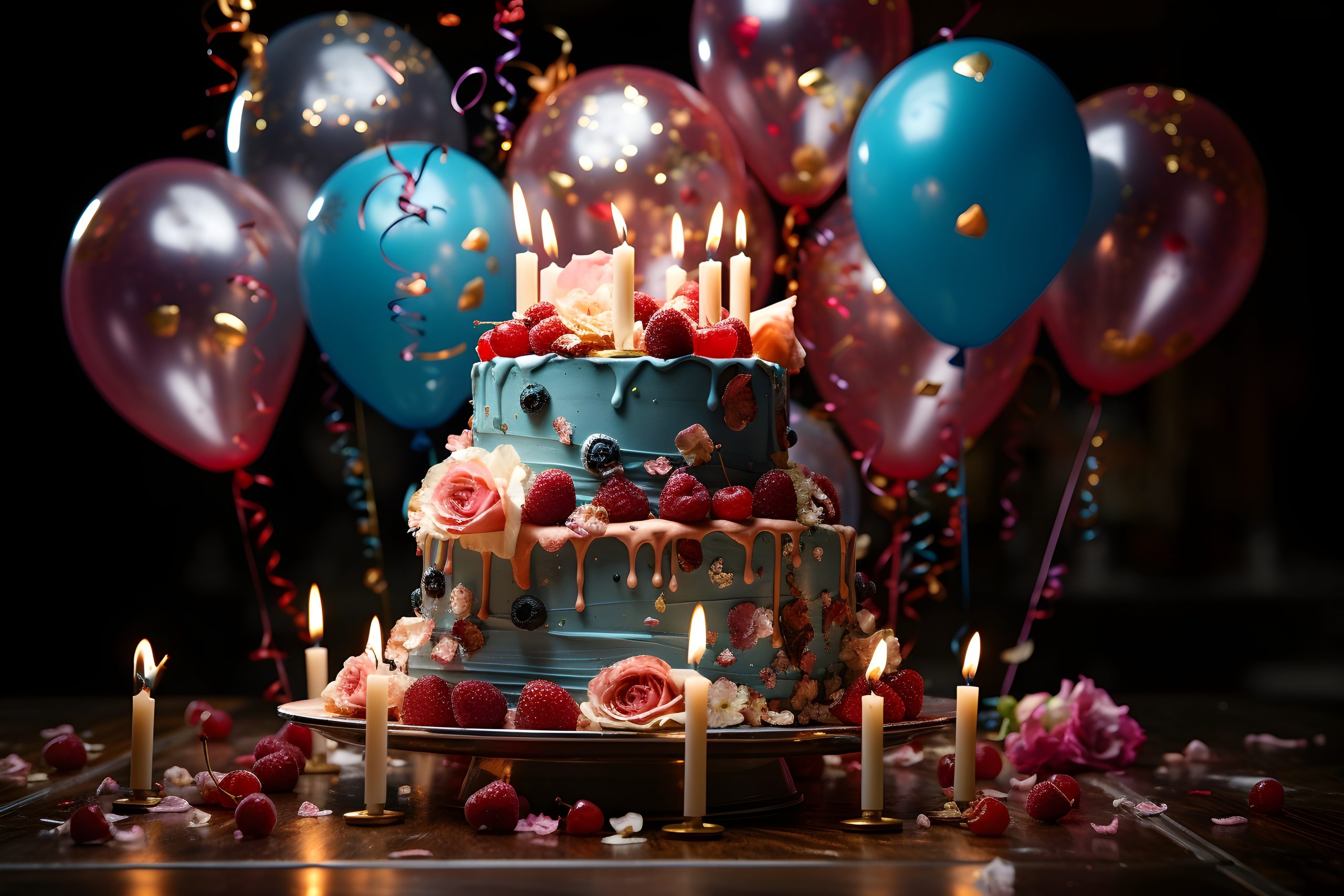 birthday-celebration-balloons-cake-glitter-confetti-background